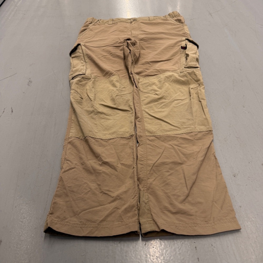 Rider Cargo Pants Khaki Tan‎ Multi Pocket Utility Workwear Men's M